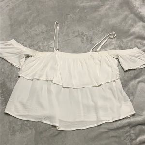 Off Shoulder Hollister Flowy Blouse